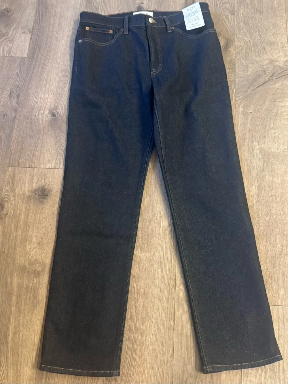 New! Madewell The Tall Jules Slim-Straight Jean Rinse Wash Comfort Stretch